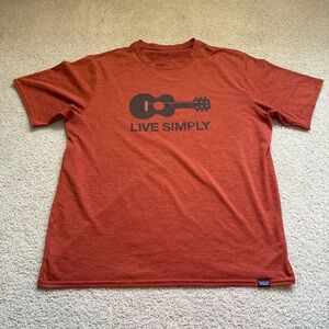 Patagonia Capilene Cool Daily Graphic T-Shirt Men’s Medium Orange